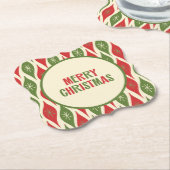 Dessous-de-verre En Papier Milieu du siècle moderne Retro les années 50 Joyeu (Incliné)