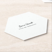 Dessous-de-verre En Papier Mini-professionnel moderne (Incliné)