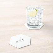 Dessous-de-verre En Papier Mini-professionnel moderne (En situation)