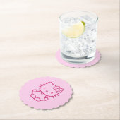 Dessous-de-verre En Papier Minou (En situation)
