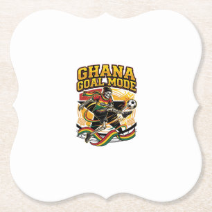 Dessous-de-verre En Papier Mode de but Ghana Skeleton Striker Nations Streetw