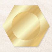 Dessous-de-verre En Papier Modèle blanc élégant et tendance (Devant)