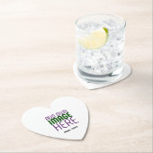 DESSOUS-DE-VERRE EN PAPIER MODÈLE DE TEXTE D'IMAGE BLANCHE SIMPLE MODERNE (En situation)