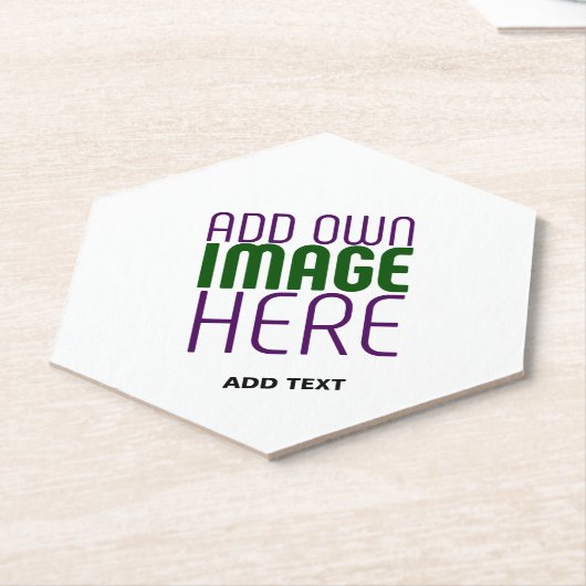 DESSOUS-DE-VERRE EN PAPIER MODÈLE DE TEXTE D'IMAGE BLANCHE SIMPLE MODERNE (Incliné)