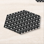 Dessous-de-verre En Papier Modern Paper Coasters | Style de table chic (Incliné)