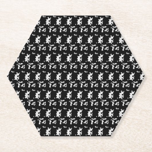 Dessous-de-verre En Papier Modern Paper Coasters | Style de table chic (Devant)