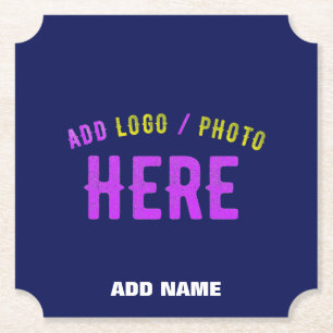 DESSOUS-DE-VERRE EN PAPIER MODERNE MODERNE ET MODERNE MARINE BLEUE VÉRIFIÉE M