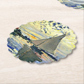 Dessous-de-verre En Papier Monet - Voilier au Petit-Gennevilliers (Incliné)