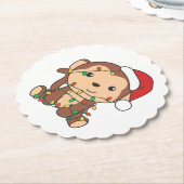 Dessous-de-verre En Papier Monkeys (Incliné)