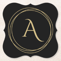 Monogramme initial en cercles