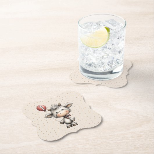 Dessous-de-verre En Papier Moo Magic: Age One Edition! (En situation)