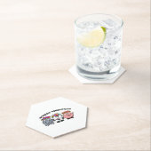 DESSOUS-DE-VERRE EN PAPIER MOORRY CHRISTMAS (En situation)