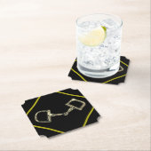 Dessous-de-verre En Papier morsure en diamant (En situation)