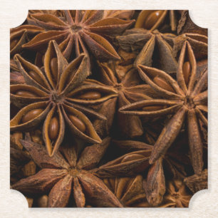 Dessous-de-verre En Papier Motif Anise Stars