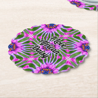 Dessous-de-verre En Papier Motif de marguerite esthétique