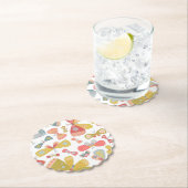 Dessous-de-verre En Papier Motif papillon (En situation)