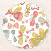 Dessous-de-verre En Papier Motif papillon (Devant)