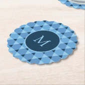 Dessous-de-verre En Papier Motif triangles (Incliné)