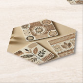 Dessous-de-verre En Papier Murugi Dining Elegance Boho (Incliné)