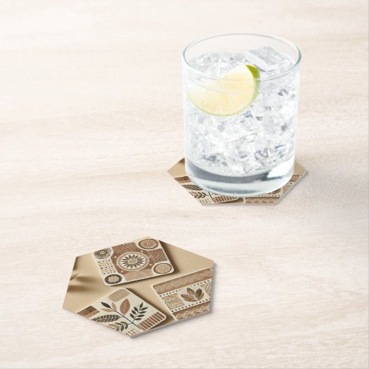 Dessous-de-verre En Papier Murugi Dining Elegance Boho (En situation)
