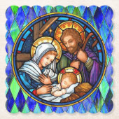 Dessous-de-verre En Papier Nativité (Devant)