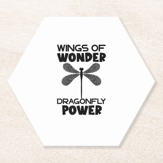 Dessous-de-verre En Papier Nature Insect Dragonflies Power Wings Of Wonder Dr (Devant)