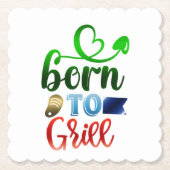 Dessous-de-verre En Papier Né au Grill (Devant)