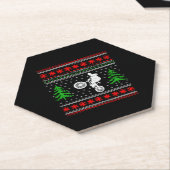 Dessous-de-verre En Papier Noël BMX (Incliné)