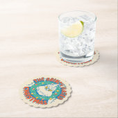 Dessous-de-verre En Papier Noël de Grinch haï (En situation)