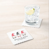 Dessous-de-verre En Papier Noël Gnome Holiday (En situation)