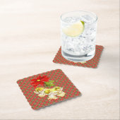 Dessous-de-verre En Papier Noël revêtu d'anges (En situation)