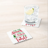 Dessous-de-verre En Papier Noël saison de design de choix (En situation)