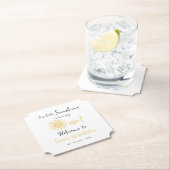 Dessous-de-verre En Papier Notre petit soleil devient un joli anniversaire (En situation)