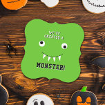 Dessous-de-verre En Papier "Nous avons créé un monstre" Baby shower Halloween<br><div class="desc">Célébrez dans le style avec ces dessous de verre de papier baby shower amusants et très tendance. Le design est facile à personnaliser avec votre libellé d'événement spécial et vos invités seront ravis quand ils verront ces fabuleux dessous de verre en papier. Les éléments correspondants se trouvent dans la collection....</div>