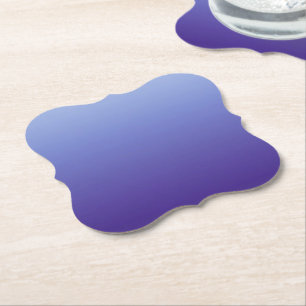 Dessous-de-verre En Papier Nuances de bleu lavande de violet à bleu