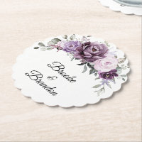Nuances de pourpre Dusty fleurs Moody Floral Maria