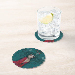 Dessous-de-verre En Papier objet_19_une femme_2