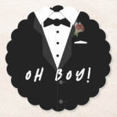 Dessous-de-verre En Papier Oh mon Dieu ! Smoking (Devant)