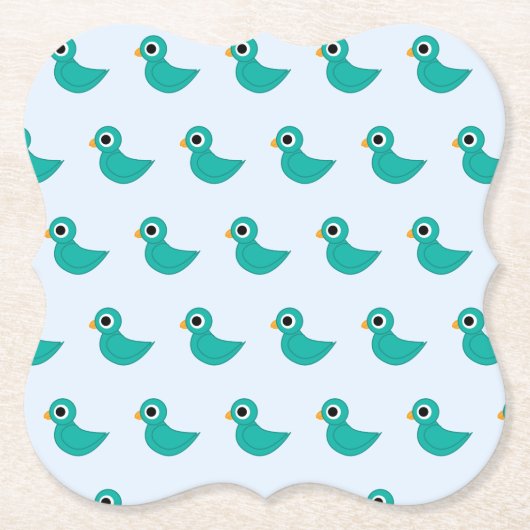 Dessous-de-verre En Papier oiseau (Devant)