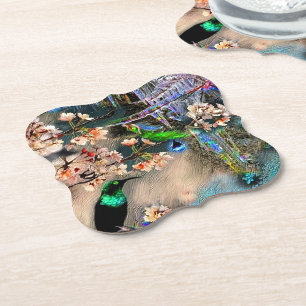 Dessous-de-verre En Papier Oiseau d'Equinox