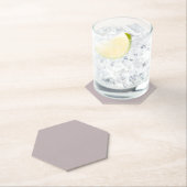 Dessous-de-verre En Papier Ombres noires (couleur solide) (En situation)