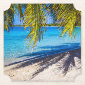 Dessous-de-verre En Papier Ombres sur la plage (Devant)