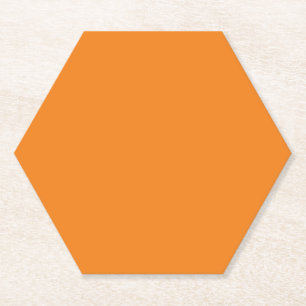 Dessous-de-verre En Papier Orange délavé, Jaune indien, Cuivre pâle,