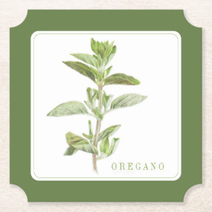 Dessous-de-verre En Papier ORIGAN FRAIS Dessous de verre en papier Ticket (+t