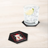 Dessous-de-verre En Papier Ours Noël (1) (En situation)