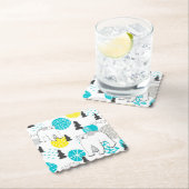 Dessous-de-verre En Papier Ours polaire (En situation)