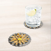 Dessous-de-verre En Papier Oyster Platter (En situation)