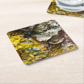 Dessous-de-verre En Papier Palette de l'artiste #1 (Incliné)