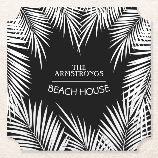 Dessous-de-verre En Papier Palmier (Devant)