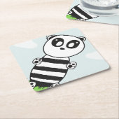 Dessous-de-verre En Papier Panda Kids (Incliné)
